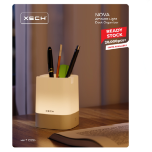 XECH NOVA Ambient Light Desk Organizer
