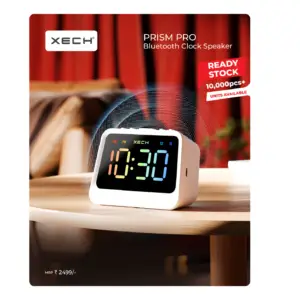 XECH PRISM PRO Bluetooth Clock Speaker