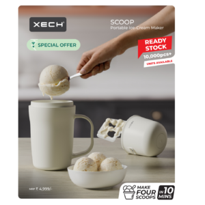 XECH SCOOР Portable Ice-Cream Maker