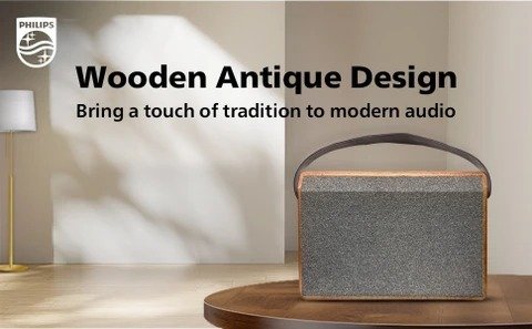 Philips wooden speaker corporate gifting - premium tech gifts